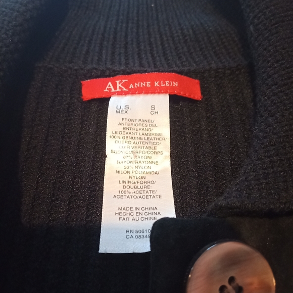 Anne Klein AK Knit Jacket Size S - Picture 5 of 7